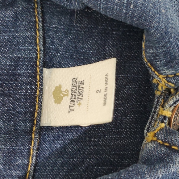 NWT Tucker and Tate girls Sz 2T denim vest jacket spring extra layer versatile - Picture 2 of 8
